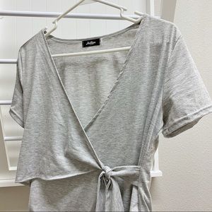 Side Tie Maternity Top